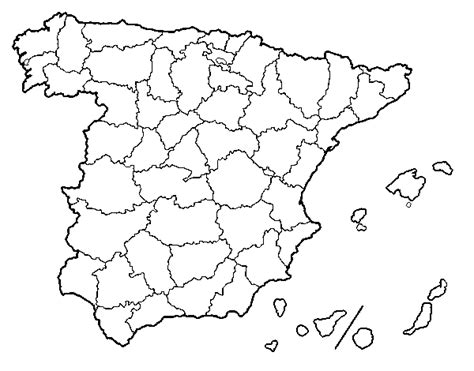 The provinces of Spain coloring page - Coloringcrew.com