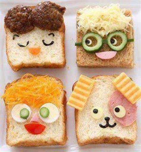 Cute sandwiches for kids | For Sweet Pea | Pinterest