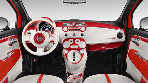 Fiat 500 2012-2015, Full Interior Kit (North America Only), 37 Pcs.