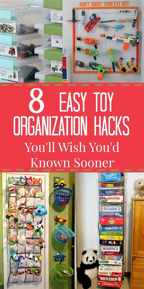 8 Ridiculously Easy Toy Organization Hacks You'll Wish You'd Known Sooner