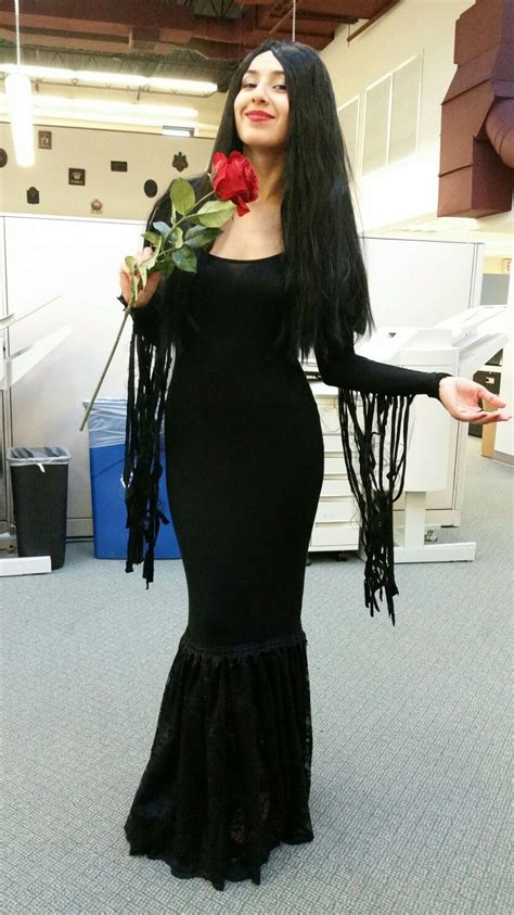 Morticia Addams dress. The Addams Family Halloween costume