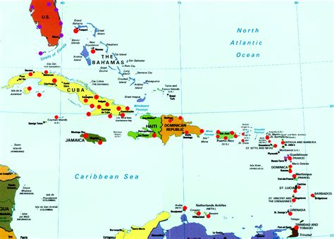 Linares blog: map of caribbean islands