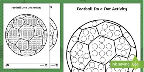 FREE! - Football Do a Dot Activity (teacher made) - Twinkl