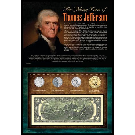 Many Faces of Thomas Jefferson Coin & Currency | Michaels