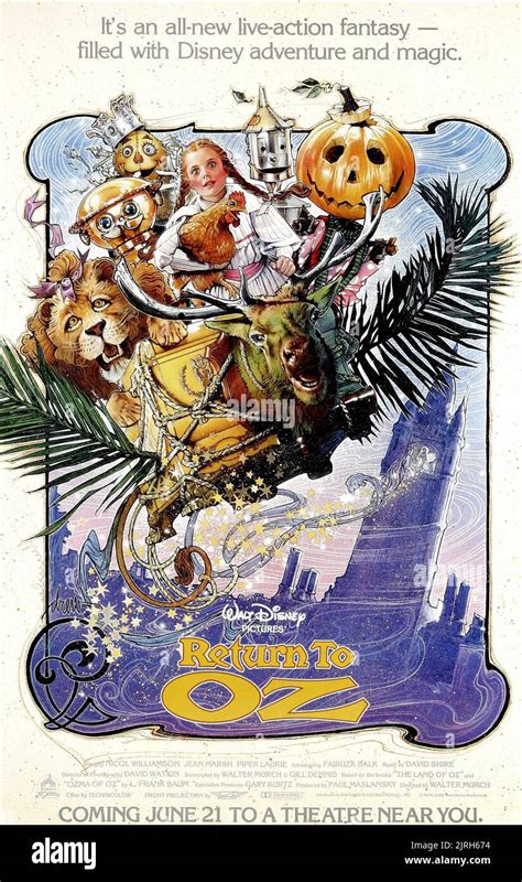 MOVIE POSTER, RETURN TO OZ, 1985 Stock Photo - Alamy