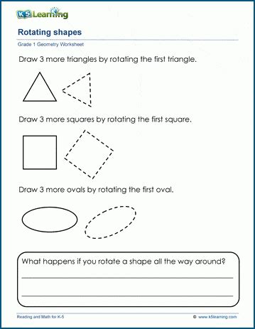 Rotating Shapes Worksheet - prntbl.concejomunicipaldechinu.gov.co