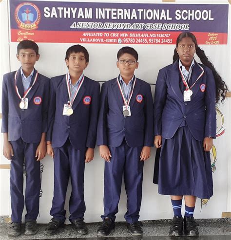 Topper medals- SOF International English olympiad | Sathyam ...