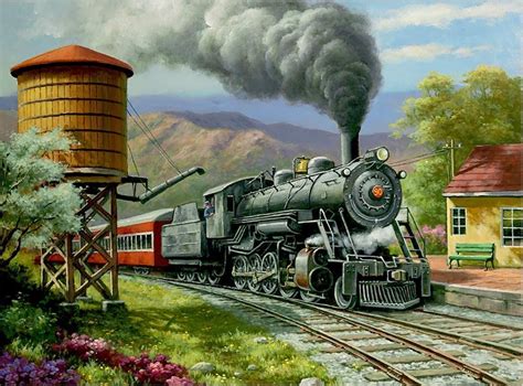 Painting By Numbers Train Deal | Hobbies