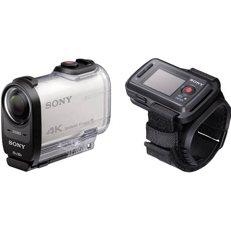 Sony FDR-X1000V 4K Action Cam with Live View Remote FDRX1000VR/W