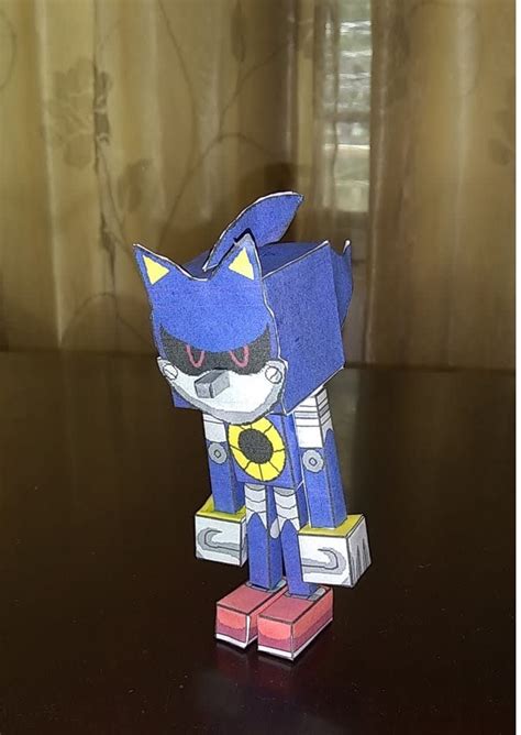 Pixel Papercraft - Metal Sonic Papercraft (SONIC THE HEDHEHOG)