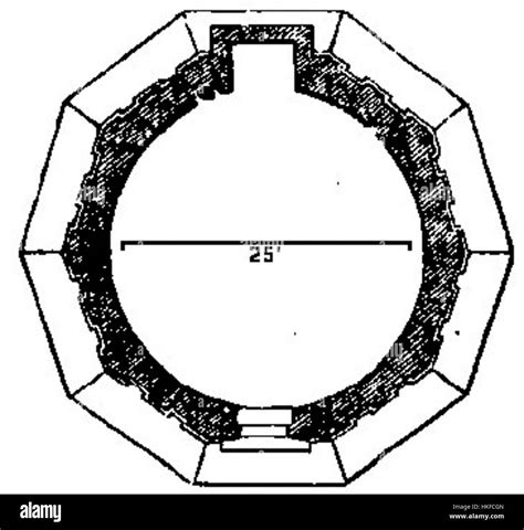 Plan of Tomb of Theodoric Stock Photo - Alamy