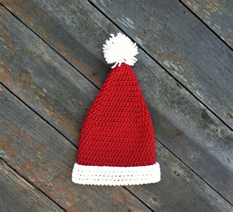 Santa Claus Crochet Hat PATTERN Christmas make super cute | Etsy