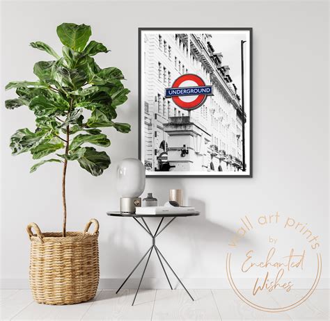 London Underground Photo Print - Wall Art