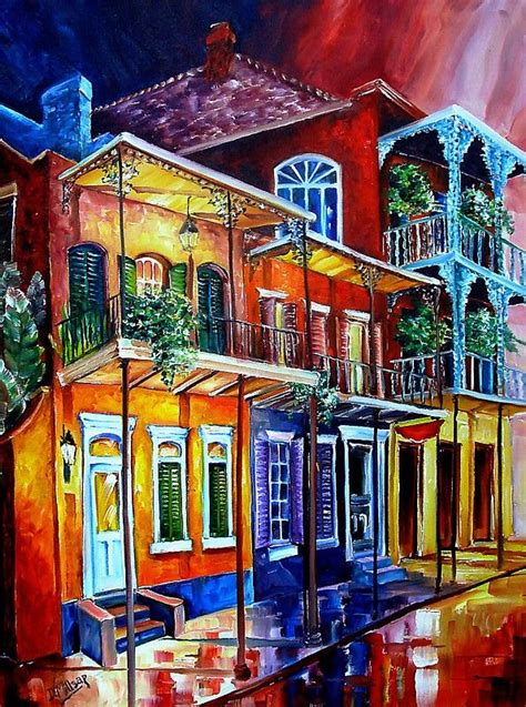 French Quarter Paintings | Louisiana art, New orleans art, Whimsical art