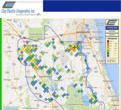 Clay Electric Power Outage Map - Map