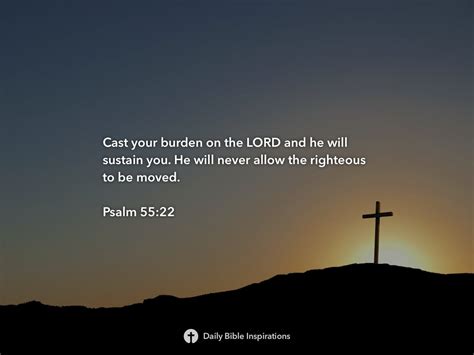 Psalm 55:22 | Daily Bible Inspirations