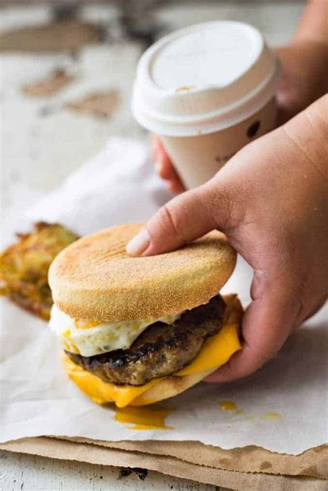 Homemade Sausage and Egg McMuffin | RecipeTin Eats