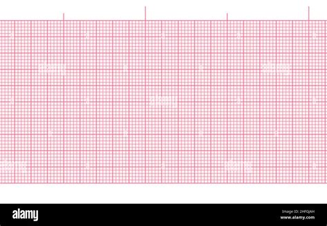 Pink blank ekg paper seamless background for heart beat rate recording ...