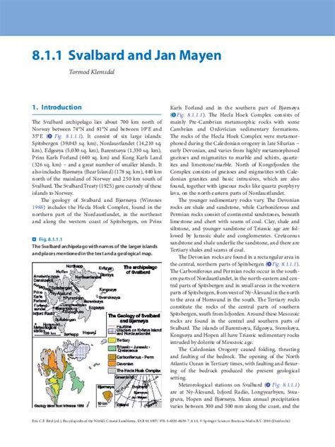 (PDF) Svalbard and Jan Mayen | Tormod Klemsdal - Academia.edu