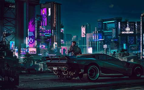 Online crop | HD wallpaper: digital art, men, city, futuristic, night ...