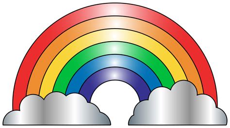 Half rainbow clipart free images – Gclipart.com