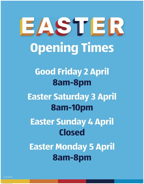 ALDI REVEALS EASTER OPENING HOURS - ALDI UK Press Office