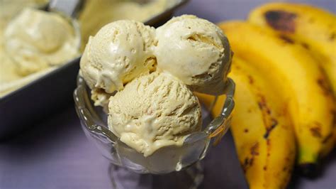 Banana Ice Cream Recipe | Easy Homemade Ice Cream Recipe | Yummy - YouTube