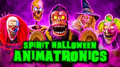 Top Spirit Halloween Animatronics 2022 Ft Grim! (LORE EXPLAINED) - YouTube