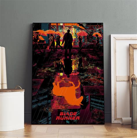 Blade Runner Poster Blade Runner Movie Rolled Canvas Print Movie Room ...