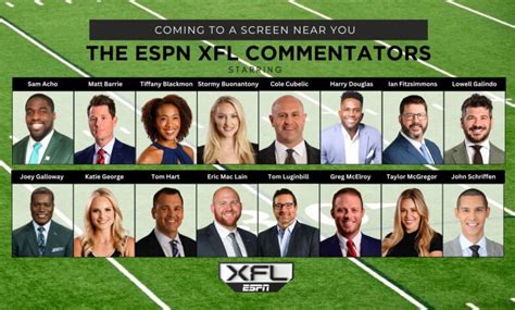 ESPN Reveals Commentator Teams for XFL 2023 Kickoff Season Led by ...