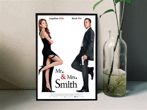 Mr and Mrs Smith Movie Poster Film/room Decor Wall Art/poster Gift ...