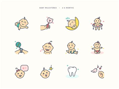 Baby Illustration icons design for your website #illustration #iconillustration #icondesign # ...