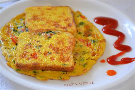 Bread Omelet / Healthy Breakfast Menu / step by step: