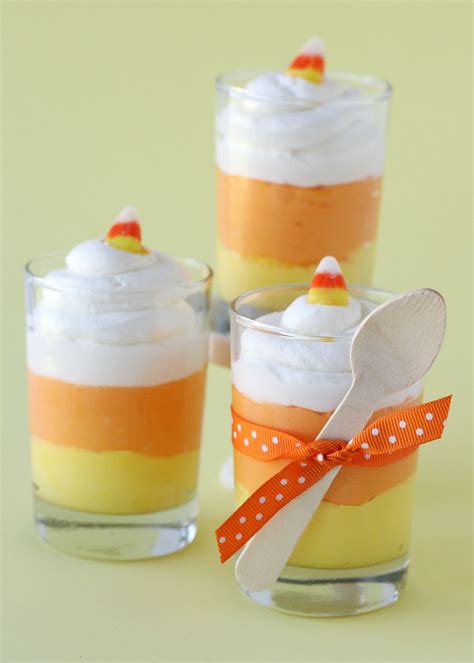 Candy Corn Cheesecake Mousse - Glorious Treats