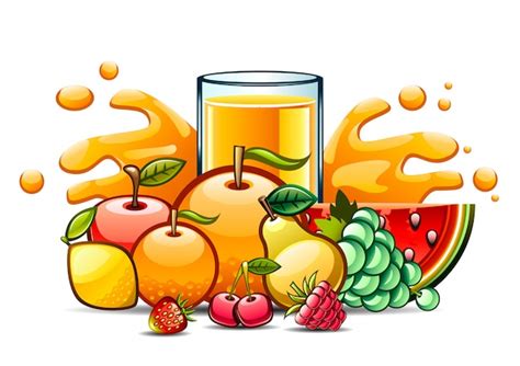 Página 2 | Vectores e ilustraciones de Jugo de frutas para descargar ...