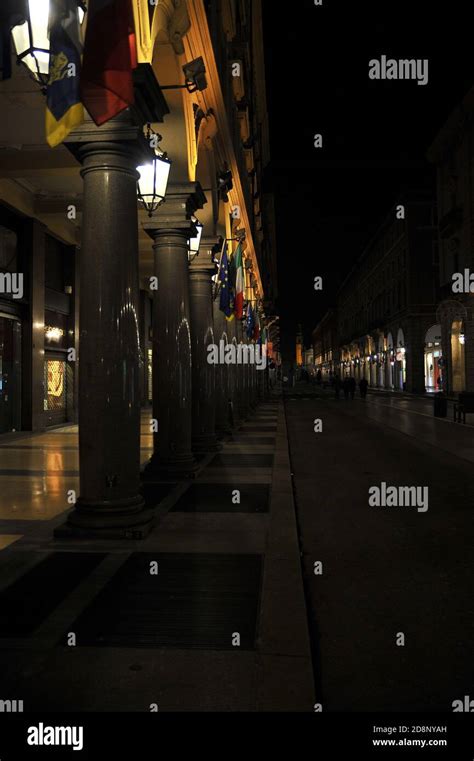 Rome Street at night Stock Photo - Alamy