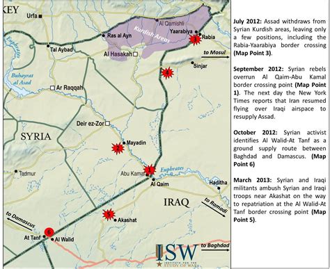 Syria Update 13-01: Iraq-Syria Overland Supply Routes | Institute for the Study of War