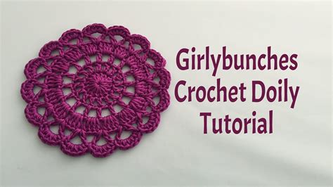 Easy Crochet Doily Tutorial | Girlybunches - YouTube