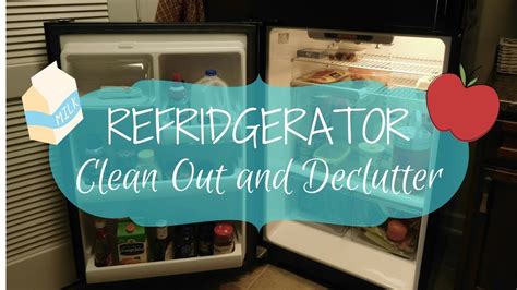 Refrigerator Clean out and Declutter | Clean With Me | Speed Cleaning - YouTube