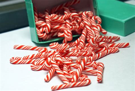 CHRISTMAS Craft Mini CANDY CANES Diy Kawaii Candy Canes - Etsy