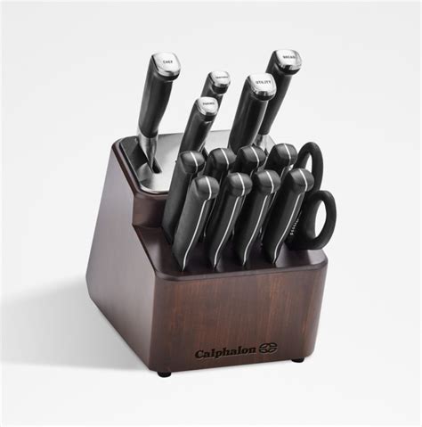 Calphalon Premier SharpIN 15-Piece Knife Block Set with Self-Sharpening ...