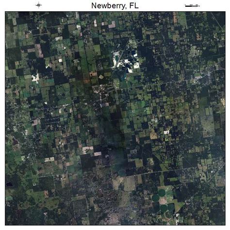 Aerial Photography Map of Newberry, FL Florida