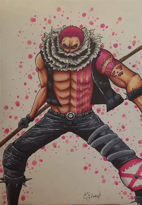 Fan art of Katakuri that I'm happy with how it turned out. (I've drawn ...