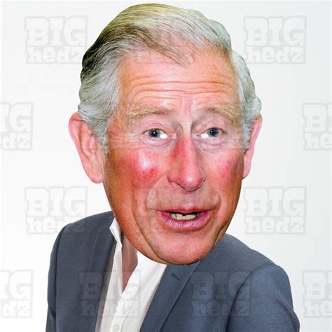 King Charles III : GIANT size Card Mask. Royal Family United Kingdom