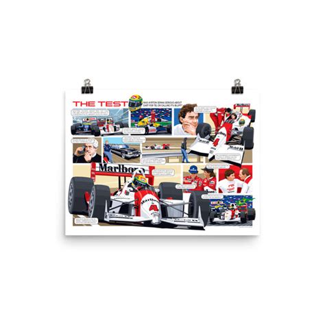 Senna Comic Poster – The RACER Store