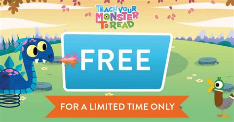 FREE Teach Your Monster To Read App - $4.99 Value (iTunes, Android AND Kindle)