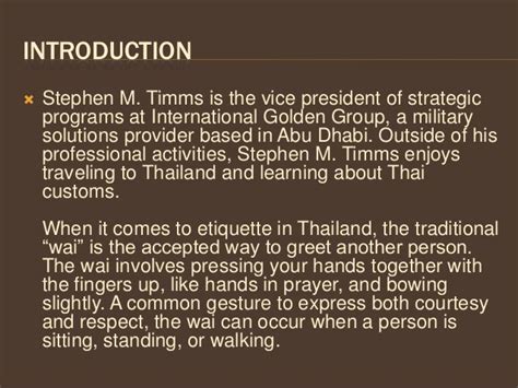 Thailand Etiquette: The Wai