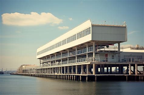 Building pier architecture waterfront. AI | Free Photo - rawpixel