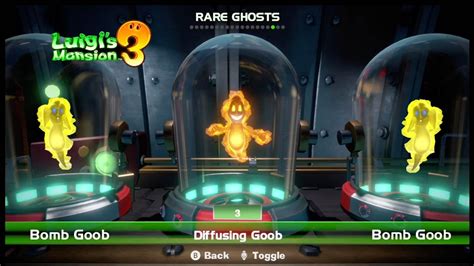 DIFFUSING Goob & BOMB Goob. RARE GHOSTS. Luigi’s Mansion 3. DLC pack 2. - YouTube