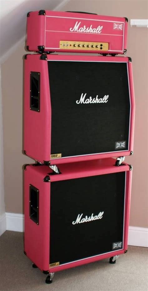 Pink Thing of The Day: Pink Marshall Amp Stack | The Worley Gig